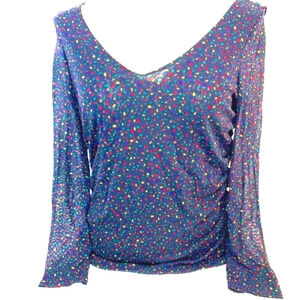 Kenneth Cole Reaction Patterned Blouse